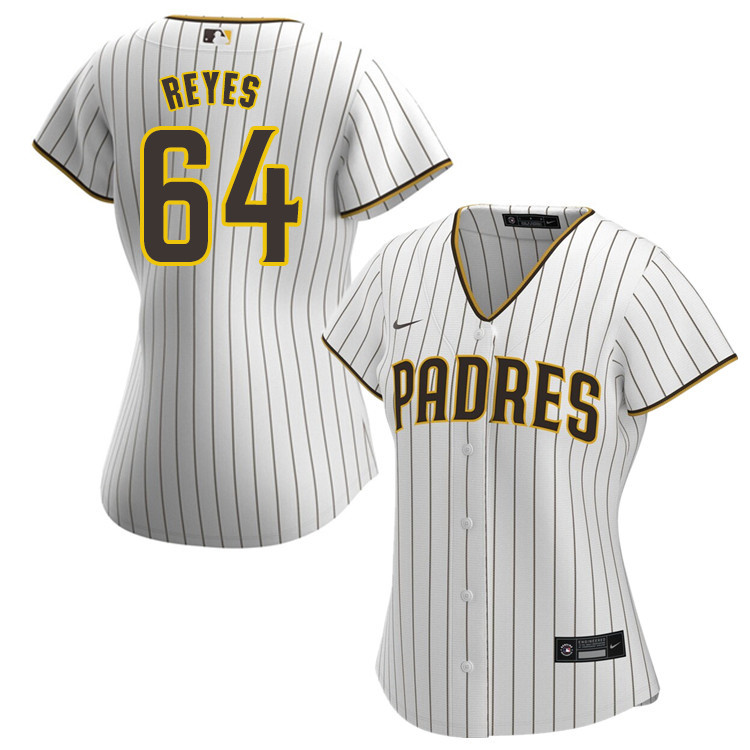 Nike Women #64 Gerardo Reyes San Diego Padres Baseball Jersey Sale-White